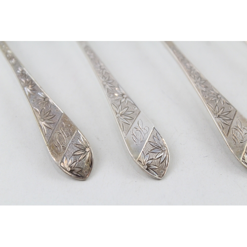 424 - 6 x Antique Edwardian LIBERTY & CO. 1903 Glasgow Sterling Silver Teaspoons (95g)