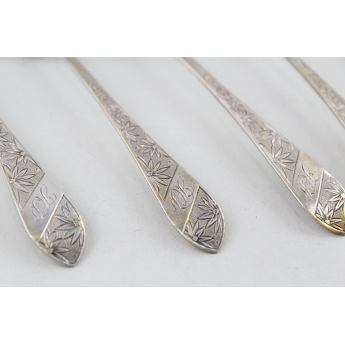 424 - 6 x Antique Edwardian LIBERTY & CO. 1903 Glasgow Sterling Silver Teaspoons (95g)