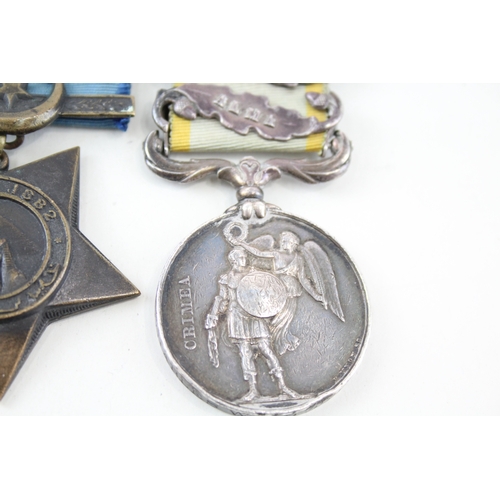 442 - Victorian Egypt-Crimean War Medal Group Awarded To 25331 Gunner Charles Wood RA