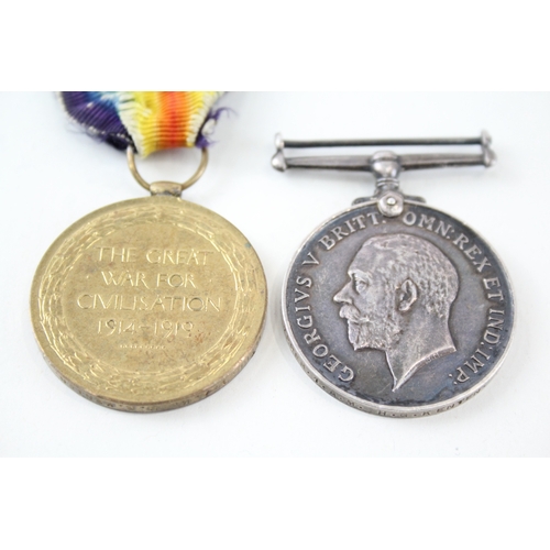 444 - WW1 Medal Pair 18988 IAM H. G. Kenton RAF x 2