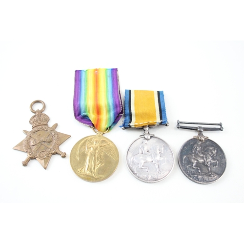 446 - WW1 Medals, War, Victory & Star. War Cpl Radford ASC Pte Walker R Highlanders x4