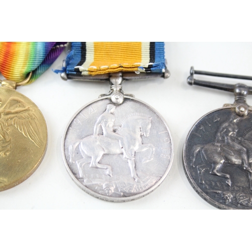 446 - WW1 Medals, War, Victory & Star. War Cpl Radford ASC Pte Walker R Highlanders x4