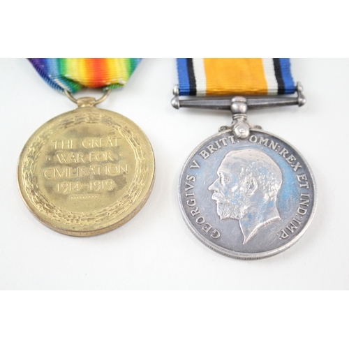 448 - WW1 Medal Pair War 4165 Pte R Willis 4th London Victory Z672 Pte M Willis Rifles