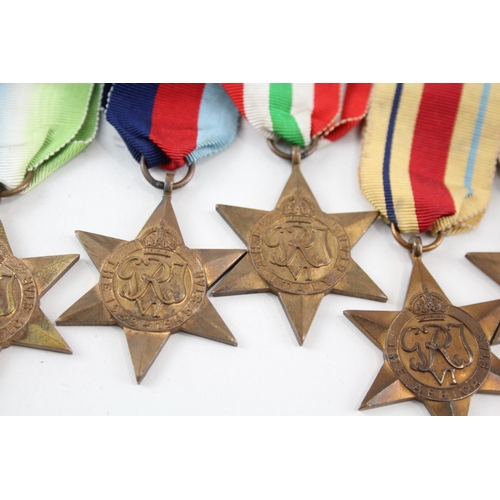 449 - WW2 Medals Inc Pacific, Atlantic, Burma Stars, Etc x 8