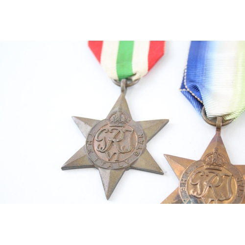 451 - WW2 Medals Inc Pacific, Italy, Atlantic Stars, Etc x 6