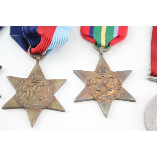 451 - WW2 Medals Inc Pacific, Italy, Atlantic Stars, Etc x 6