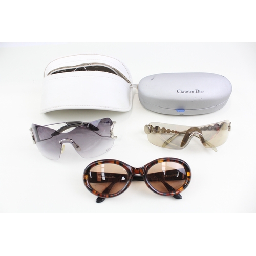 467 - Designer Sunglasses Christian Dior Inc Cases, Dust Bags x 3