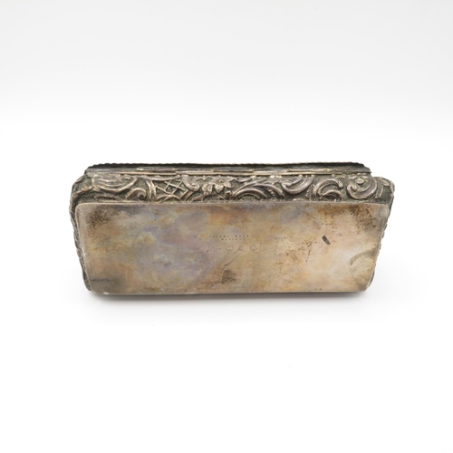 389 - Silver HM pill box (92g) - 120mmx x 50mm