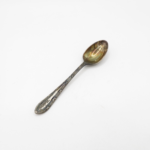 393 - Silver sugar sifter spoon and boxed silver spoon