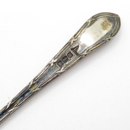 393 - Silver sugar sifter spoon and boxed silver spoon