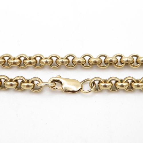 260 - 9ct Gold belcher bracelet - 18g - 210mm