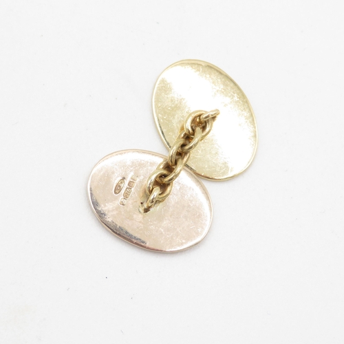 271 - 9ct Gold cufflinks - 10.3g