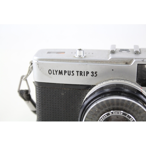 411 - Olympus Trip 35 Film Camera Working w/ D. Zuiko 40mm F/2.8 Lens