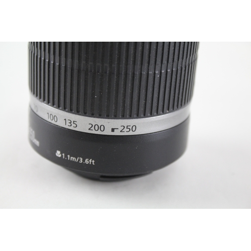 413 - Canon EFS 55-250mm F/4-5.6 Vintage Autofocus Camera Lens Working