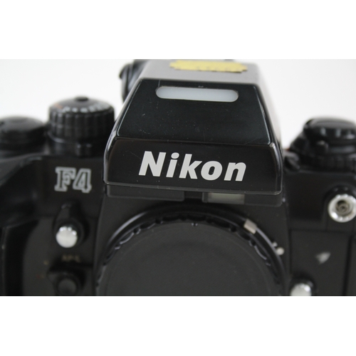 417 - Nikon F4 SLR Film Camera Body Only w/ Body Cap Parts/ Repairs