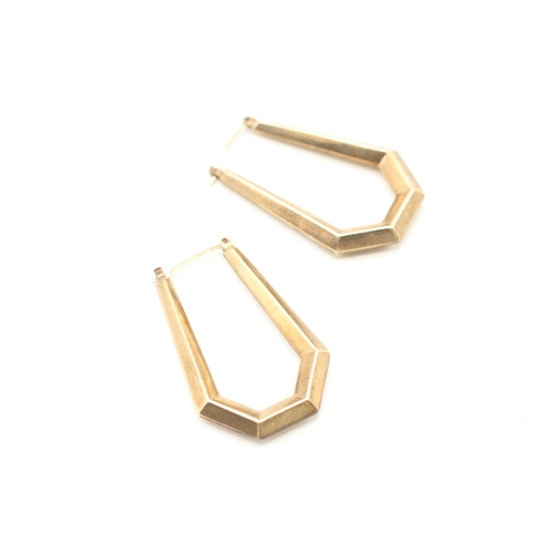 225 - 9ct gold hoop earrings (2.3g)