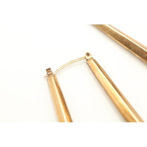 225 - 9ct gold hoop earrings (2.3g)