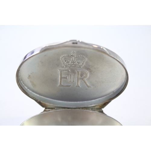 348 - LIMITED EDITION 1997 Birmingham Sterling Silver Queen's Jubilee Enamel Box 71g