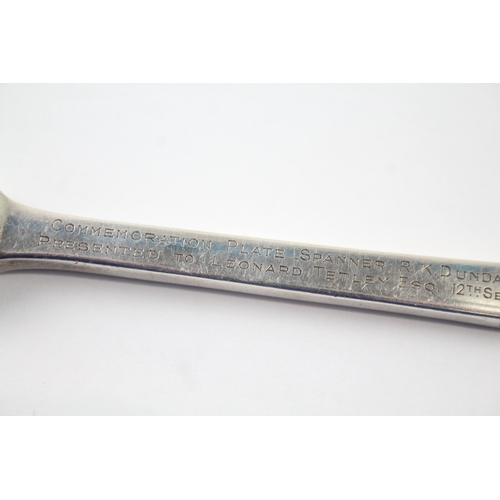 366 - Vintage 1947 London Sterling Silver Novelty Commemorative Spanner (46g)