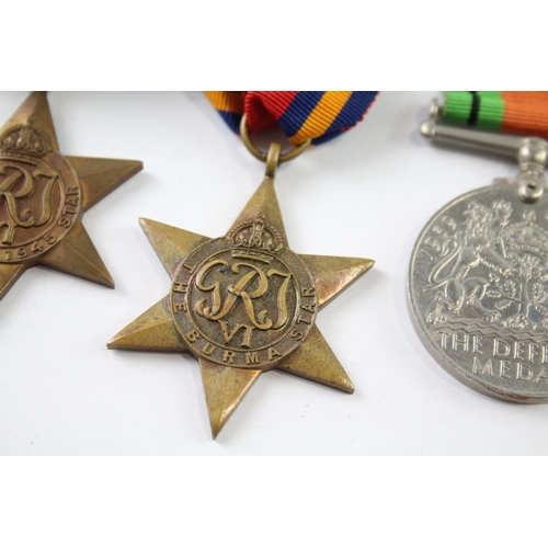 399 - Boxed WW2 Burma Star Medal Group