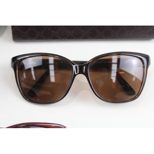 411 - Designer Sunglasses / Glasses Inc Gucci, Cases x 3