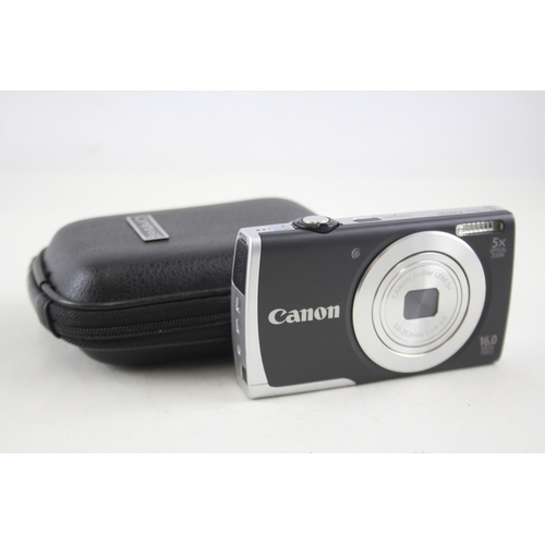 431 - Canon Powershot A2500 Digital Compact Camera Working w/ 5x Optical Zoom Lens