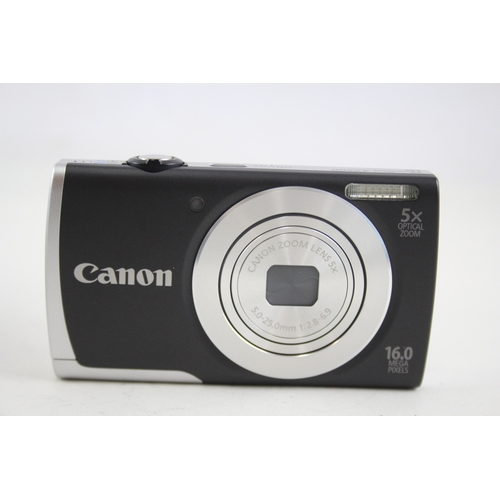 431 - Canon Powershot A2500 Digital Compact Camera Working w/ 5x Optical Zoom Lens