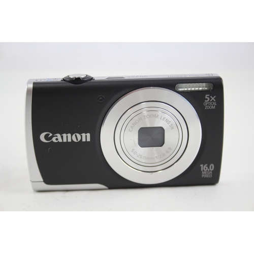 439 - Canon Powershot A2500 Digital Compact Camera Working w/ 5x Optical Zoom