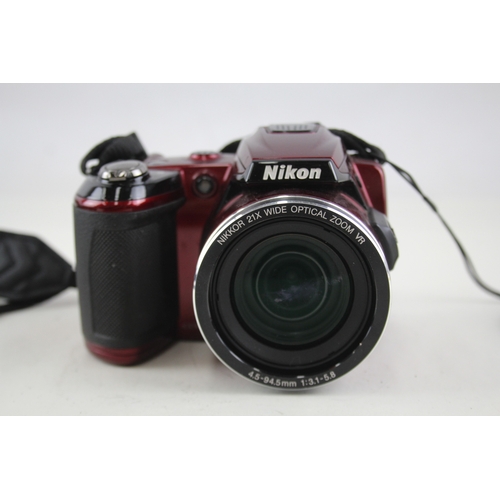 440 - Nikon Coolpix L120 Digital Bridge Camera Working w/ Nikkor 21x Wide Optical Zoom