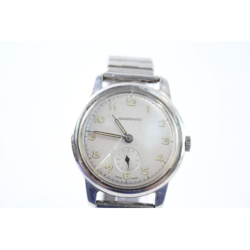 456 - Vintage Garrard Small Seconds Watch Hand-Wind WATCH RUNS