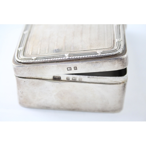 383 - Antique Edwardian 1906 Birmingham Sterling Silver Snuff / Trinket Box (160g)