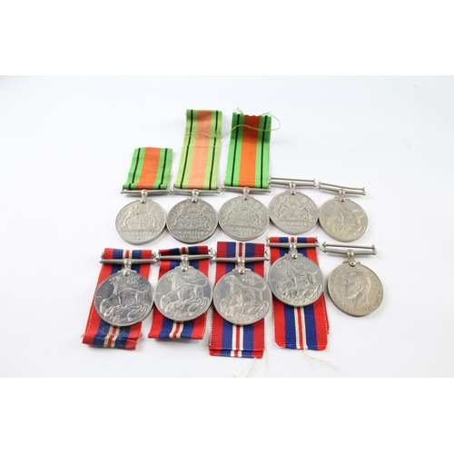 397 - WW2 War & Defence Medals x 10