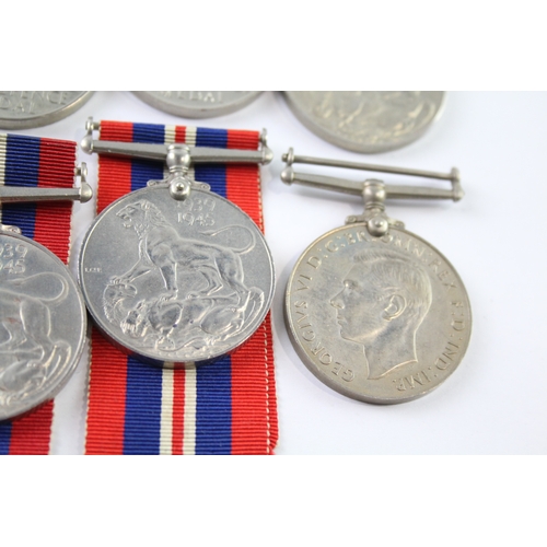 397 - WW2 War & Defence Medals x 10