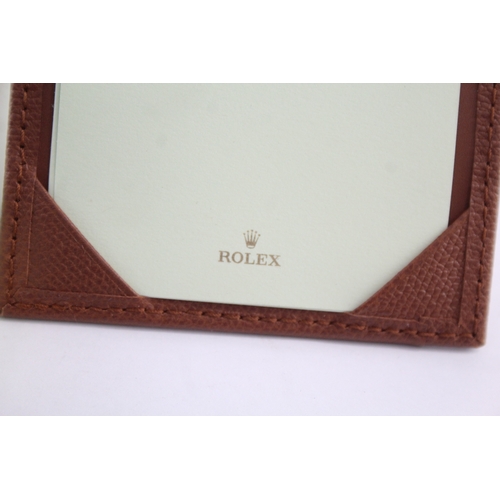 405 - ROLEX Complimentary Brown Leather Pocket Notebook In Original Box