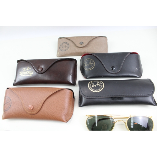 410 - Collection of Designer Rayban Sunglasses Inc Cases  x 5