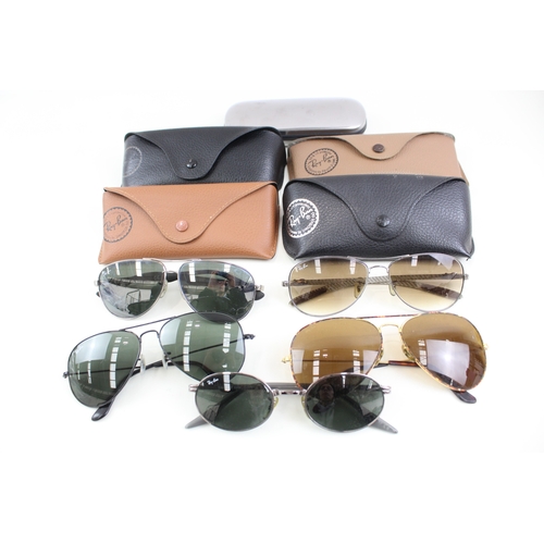 411 - Collection of Designer Rayban Sunglasses Inc Cases  x 5