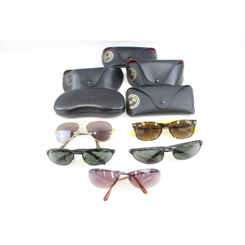 416 - Collection of Designer Rayban Sunglasses Inc Cases  x 5