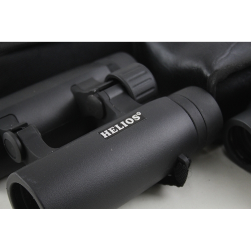 420 - Helios 8x32 & Bushnell 8x25 Waterproof Compact Binoculars Working x 2