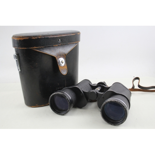 421 - Asahi Pentax 10x50 5.5° Coated Optics Binoculars Working w/ Original Case