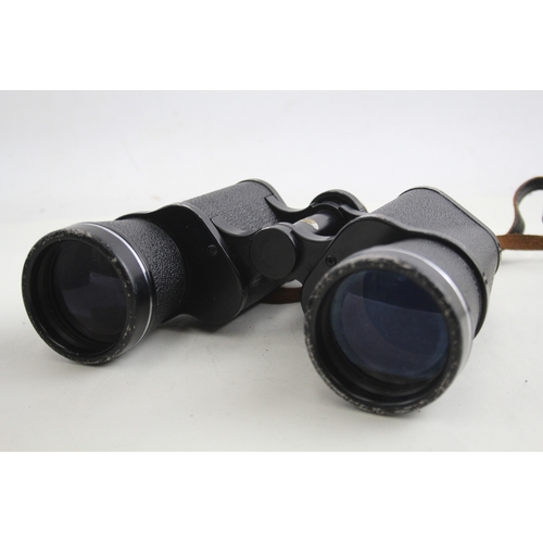 421 - Asahi Pentax 10x50 5.5° Coated Optics Binoculars Working w/ Original Case