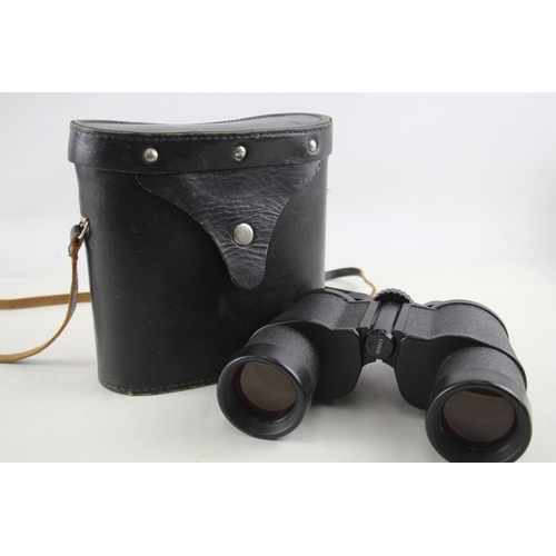 423 - Vintage 6nu 8x40 Tento Made in USSR Binoculars Working w/ Original Case