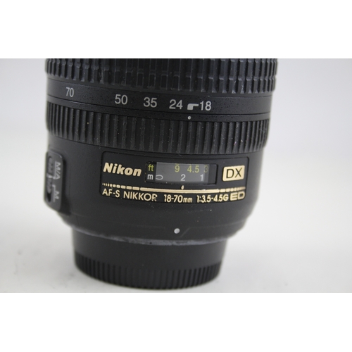 431 - Nikon AFS Nikkor 18-70mm F/3.5-4.5 G Vintage Autofocus Camera Lens Working