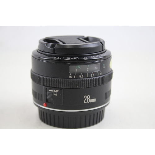 432 - Canon EF 28mm F/2.8 Vintage Autofocus Camera Lens Working