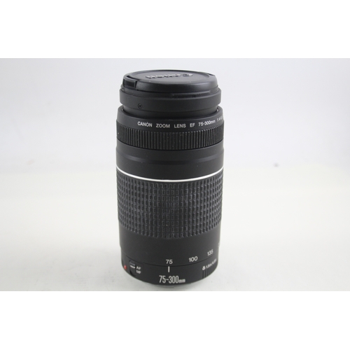 433 - Canon EF 75-300mm F/4-5.6 III Vintage Autofocus Camera Lens Working