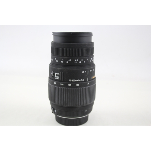 435 - Sigma DG 70-300mm F/4-5.6 Vintage Autofocus Camera Lens Working