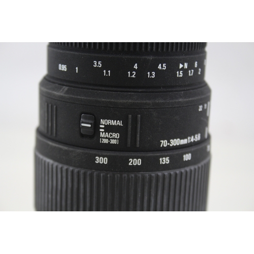 435 - Sigma DG 70-300mm F/4-5.6 Vintage Autofocus Camera Lens Working