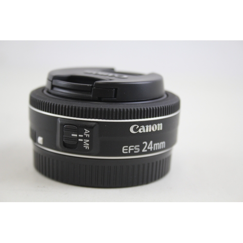 440 - Canon EFS 24mm F/2.8 STM Vintage Autofocus Camera Lens Working