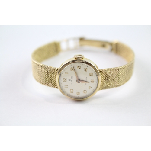 465 - Women's Vintage Rolex Full 9ct Gold Watch Hand-Wind WATCH RUNS