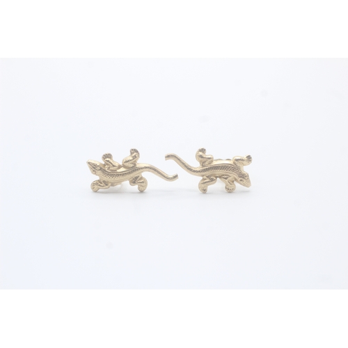 92 - 9ct gold gecko stud earring (0.4g)