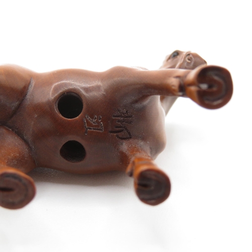 407 - Netsuke in shape of horse